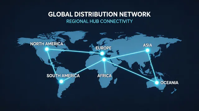 VoltForge global distribution network